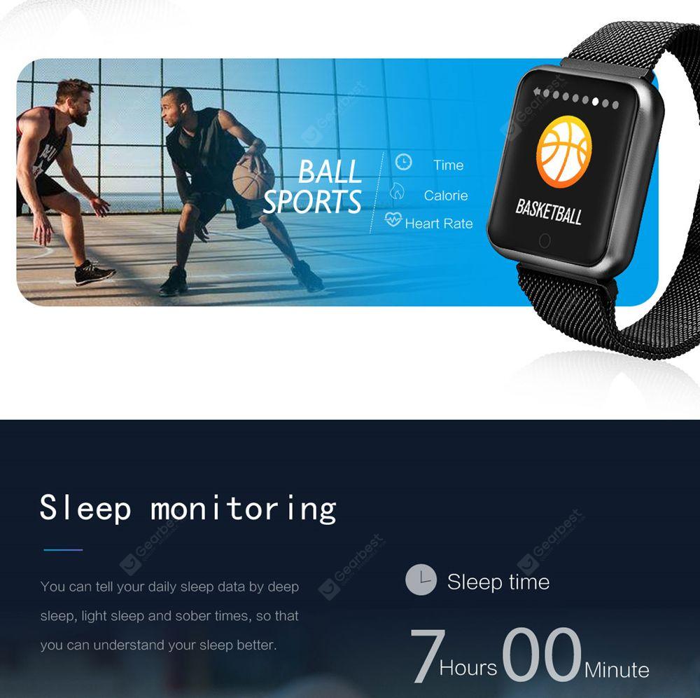 P68 Bluetooth Smartwatch IP68 Waterproof Heart Rate Monitor Sports Tracker Smart Watch