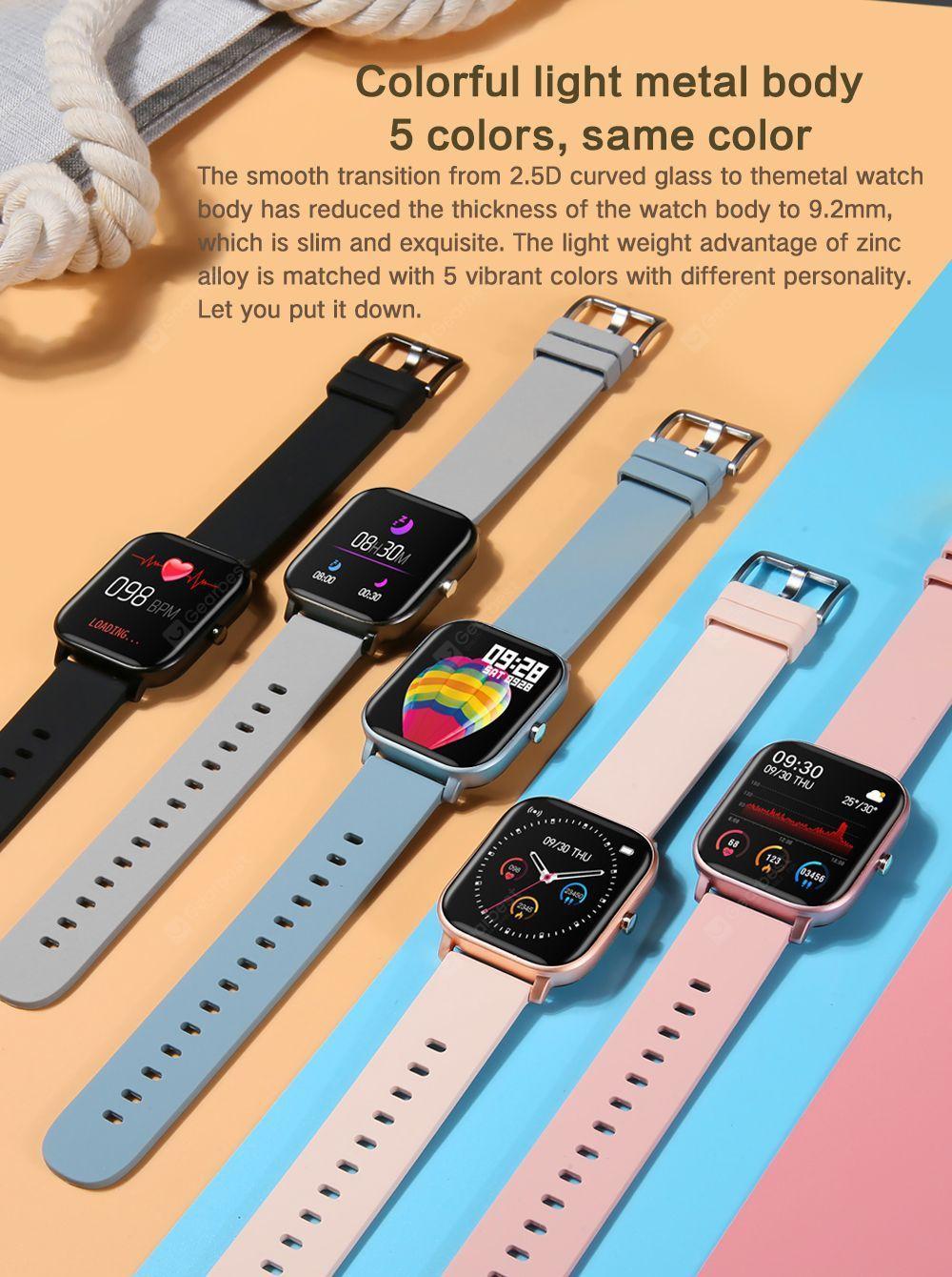 P8 Smart Watch Sports Smartwatch 5 colors