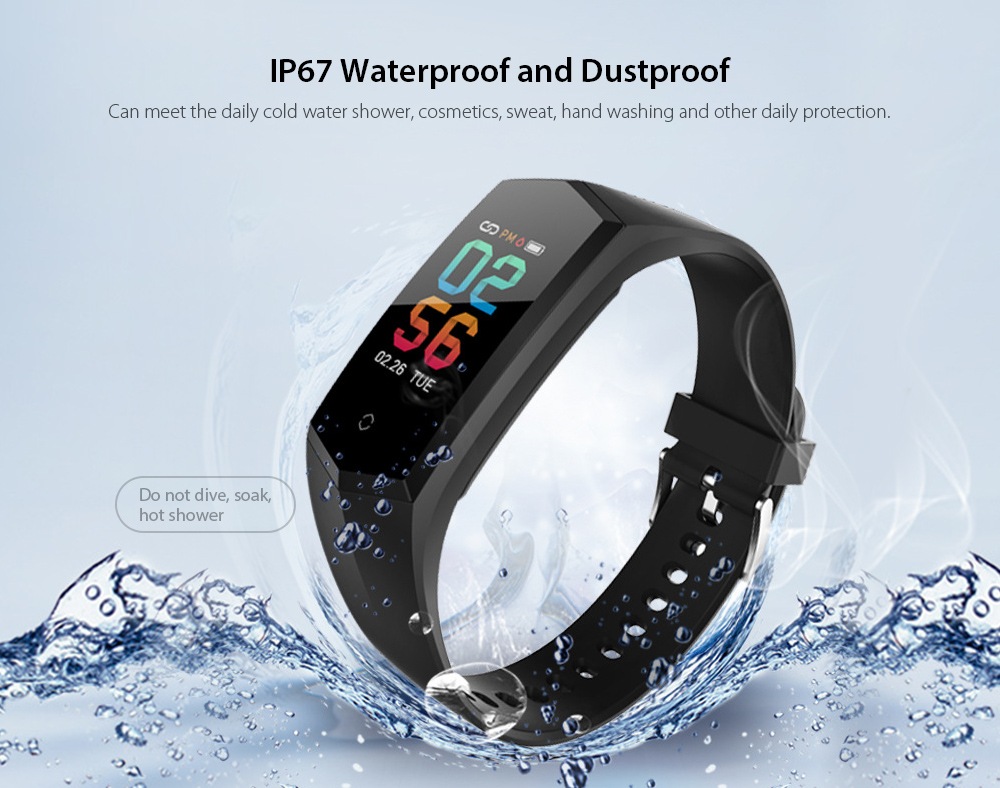 V17 Sports Bracelet Smartwatch IP67 Waterproof and Dustproof