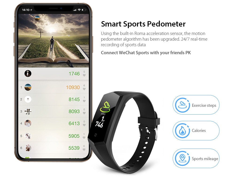 V17 Sports Bracelet Smartwatch Smart Sports Pedometer