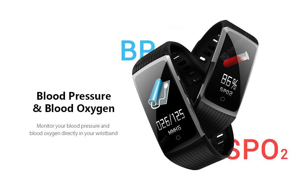 R12 1.14 inch Touch Screen Smartwatch Blood Pressure & Blood Oxygen