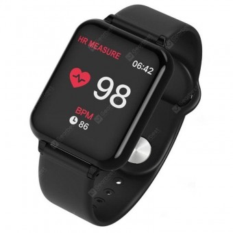B57 Fitness Tracker SmartWatch Waterproof Sport For IOS Android Phone Smartwatch Heart Rate Monitor