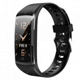 R12 1.14 inch Touch Screen Smart Fitness Bracelet Blood Pressure Measurement Smart Wristband